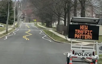 Montgomery County town to remove squiggly road lines after community backlash