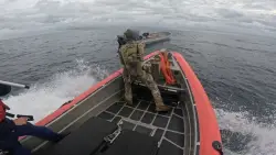 Viral Coast Guard video shows dramatic arrest of suspected drug smugglers in open ocean