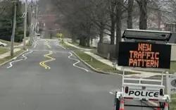 Montgomery County town to remove squiggly road lines after community backlash