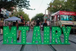 Enjoy dinner on a car-free section of Germantown Avenue during Mt. Airy's Supper Sessions