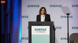Kamala Harris bizarrely references viral elephant video in speech attacking Trump’s ‘vision for America’ after first 100 days: ‘Google it’