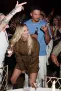 Patrick Mahomes and wife Brittany have fun date night at ritzy Carbone Beach party for F1 Miami Grand Prix